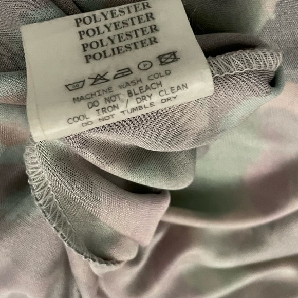 ETRO Green Purple Floral Abstract Printed 3/4 Sleeve Knee Length Dress - Picture 11 of 13